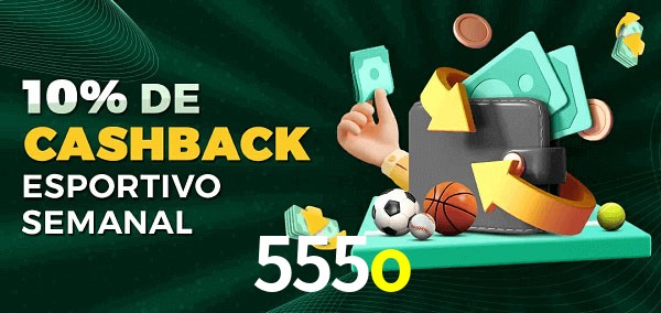10% de bônus de cashback na 555o